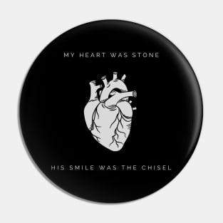 Heart of stone Pin