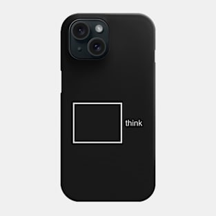 Think Outside The Box Witty Clever Funny Phone Case