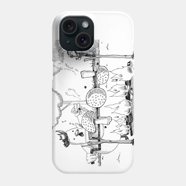 Watch your back! Phone Case by TheAlbinoSnowman