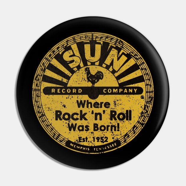 Sun Records Pin by OniSide