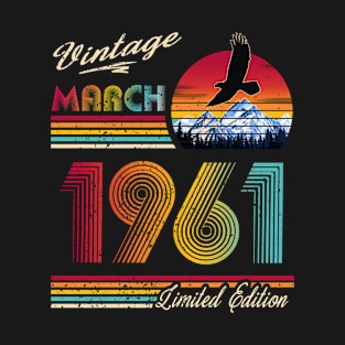 March 1961 Birthday T-Shirt