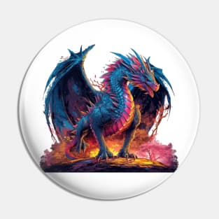 Prismatic Guardian: The Colorful Dragon Chronicles Pin