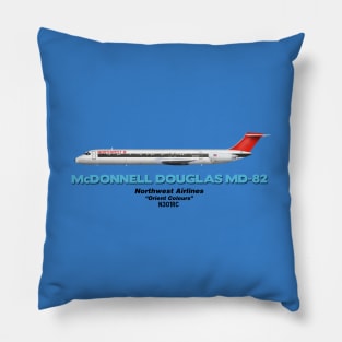 McDonnell Douglas MD-82 - Northwest Airlines "Orient Colours" Pillow