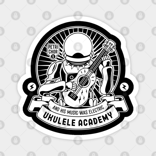 Space Ukulele Academy Magnet by Lagelantee