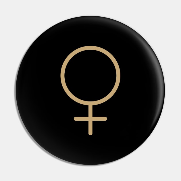 Venus Solar System Symbol Pin by Merchgard