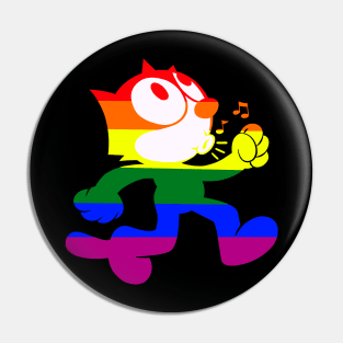 Rainbow Felix Pin