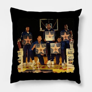 Vintage basketball record Pillow