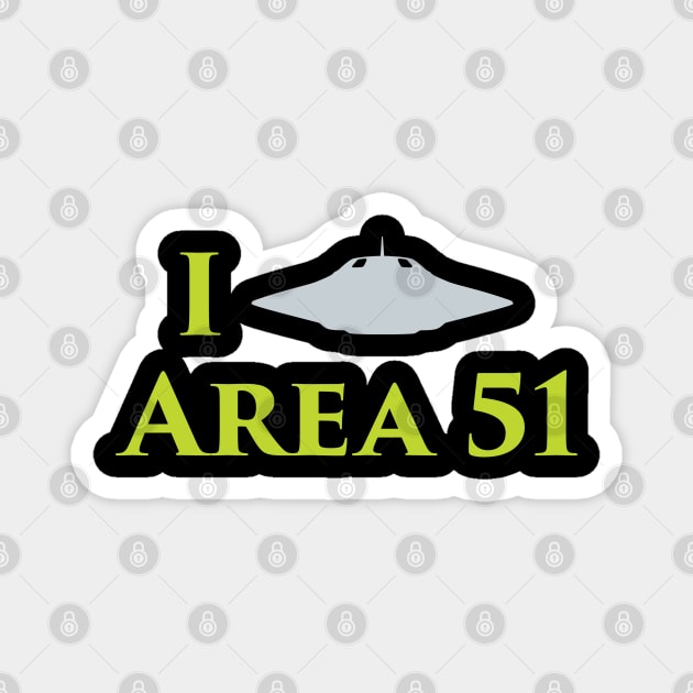 I ufo Area 51 Magnet by Stacks