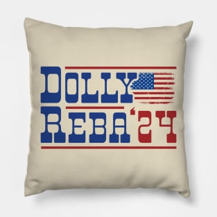 Dolly Reba 2024 For President Pillow