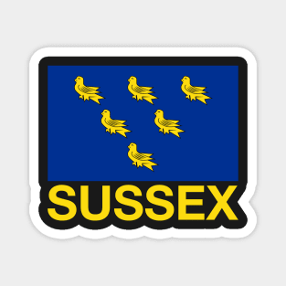 Sussex County Flag - England Magnet