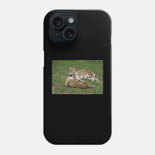 Tiger Mom and Cub Phone Case