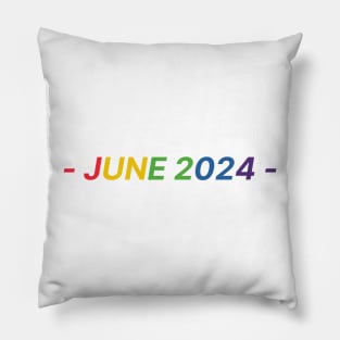 June 2024 Pride Month Pillow