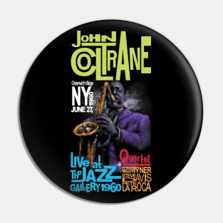 Coltrane Live Poster 2 Pin