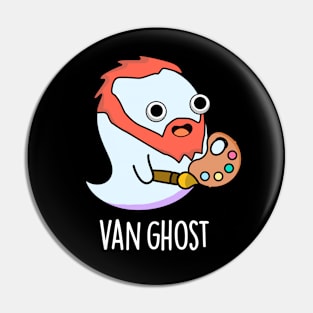 Van Ghost Funny Artist Ghost Pun Pin