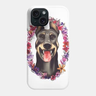 Doberman Portrait Phone Case