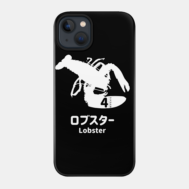 Fogs Seafood Collection No 4 Lobster Robusutaー On Japanese And English In White フォグスのシーフードコレクション No 4ロブスター 日本語と英語 白 Lobster Phone Case Teepublic