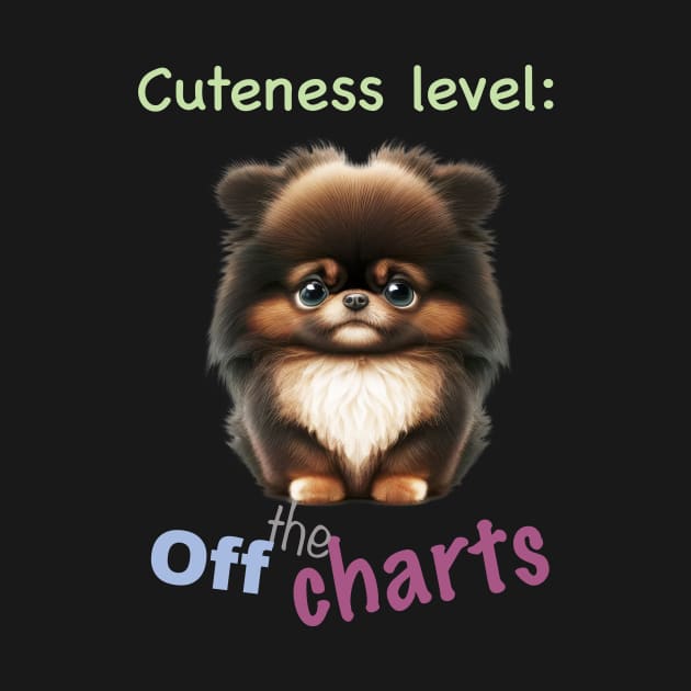 Dog Pet Cuteness Level Cute Adorable Funny Quote by Cubebox