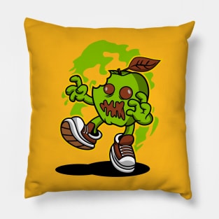 APPLE ZOMBIE CARTOON Pillow