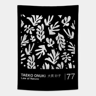 Law Of Nature Taeko Onuki (Ohnuki) / Minimalist Graphic Design Fan Tapestry