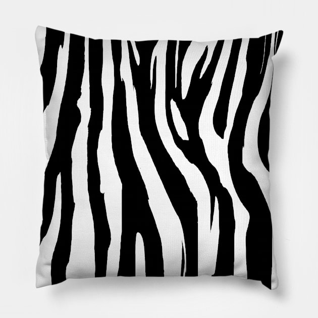 Zebra Print Pillow by Happysphinx