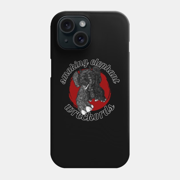 Smoking Elephant Wreckords Original Phone Case by Hassified