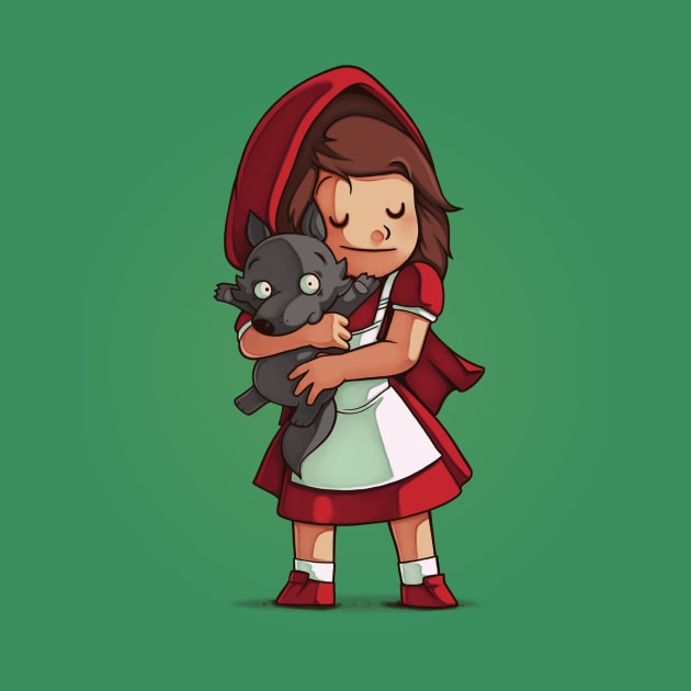 Little Red & Wolf by Naolito
