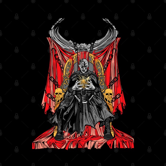 Pinhead on throne by Mikeywear Apparel