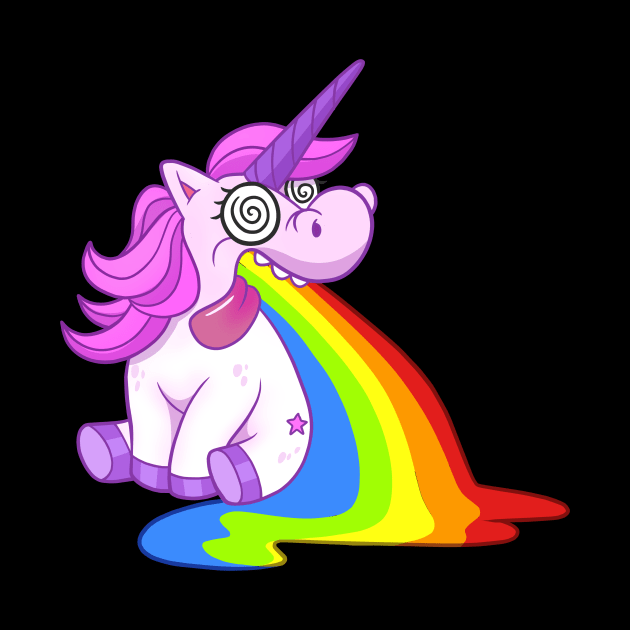 Gastro-Unicorn: When Rainbows Go the Wrong Way by Holymayo Tee