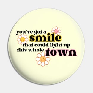 Smile Town Pin