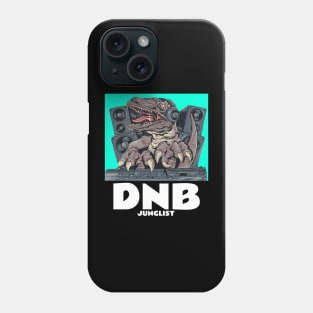 DNB - Junglist T.Rex Dj (blue) Phone Case