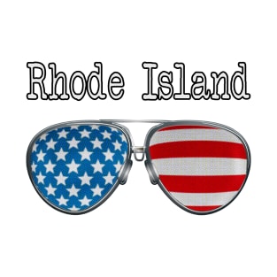 AMERICA PILOT GLASSES RHODE ISLAND T-Shirt