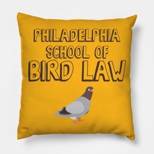 Philadelphia School of Bird Law Pillow