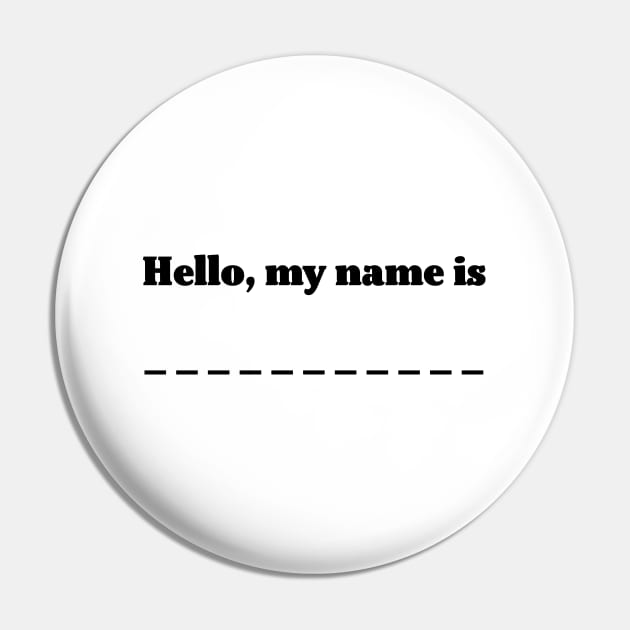 Hello, my name is . . . Pin by helengarvey