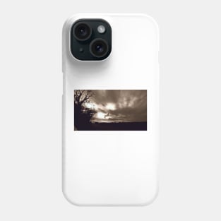 Mono stormy sky Phone Case