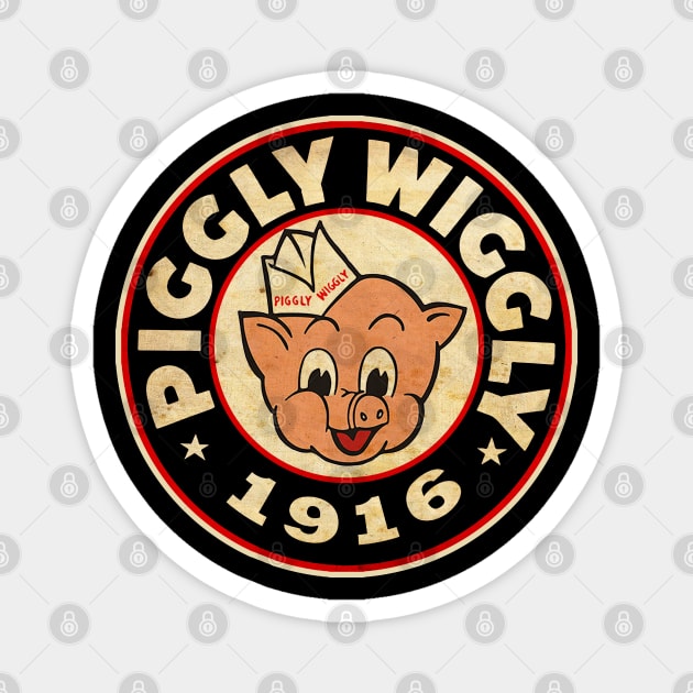 Vintage Piggly Wiggly 1916 Magnet by projeksambat