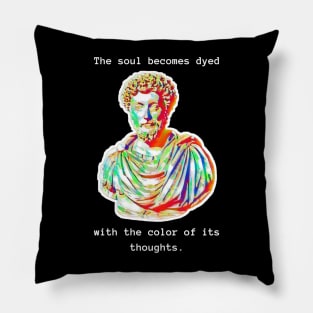 Color of Soul By Marcus Aurelius Pillow