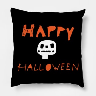 Happy Halloween cute skull Pillow