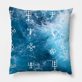 Sigil Waves Pillow