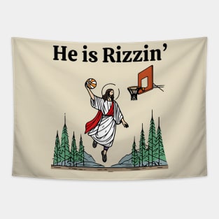 He is rizzin Tapestry