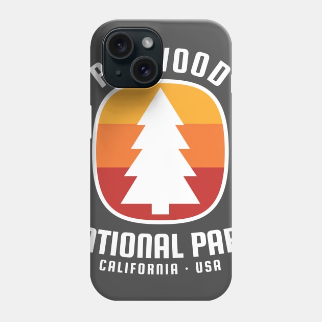 Redwood National Park Retro Phone Case by roamfree