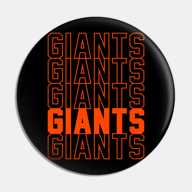 Giants Pin by Throwzack