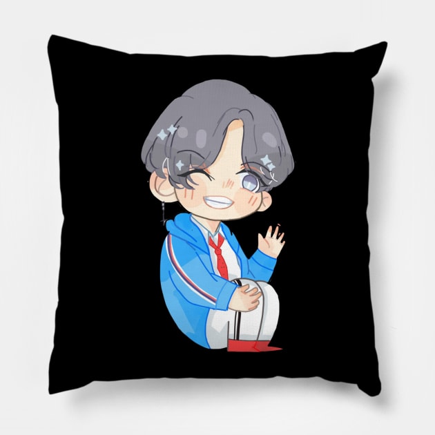 BTS Taehyung V Pillow by jihyeon1206