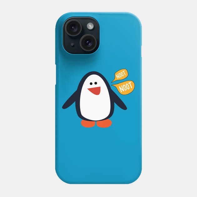 Noot Noot Penguin Tee Phone Case by Pushloop