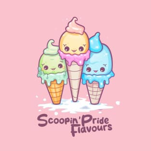 Scoopin' Pride Flavors! Kawaii T-Shirt