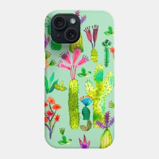 Cacti Succulents Garden Phone Case