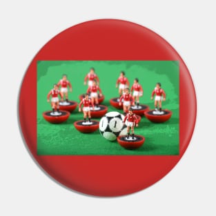 Man Utd'85 retro subbuteo football team Pin