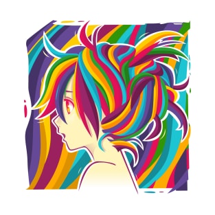 colorful girl #5 T-Shirt