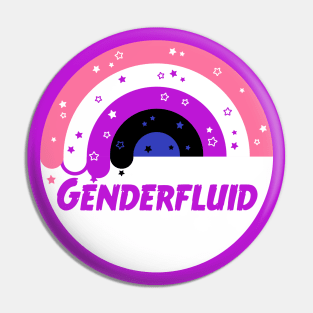 Rainbow Orb [genderfluid] Pin