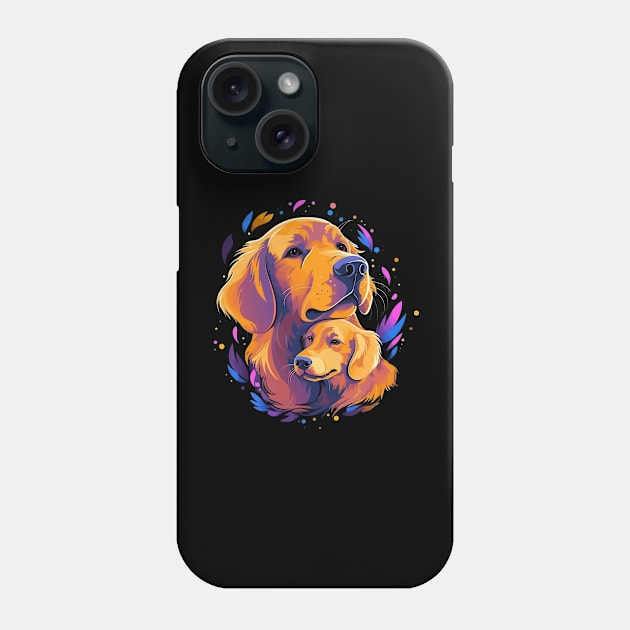 Golden Retriever Fathers Day Phone Case by JH Mart