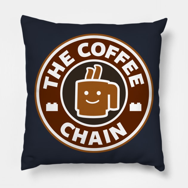 The Coffee Chain Pillow by fishbiscuit